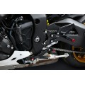 Bonamici Racing Aluminium Rearsets for the Yamaha YZF-R1/YZF-R1M 2015-2023 Bonamici Racing Aluminium Rearsets for the Yamaha YZF-R1/YZF-R1M 2015-2023